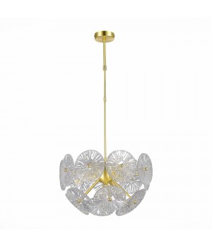 SL1657.203.06 Люстра подвесная ST-Luce Золотистый/Прозрачный E14 6*40W FLERO-foto2
