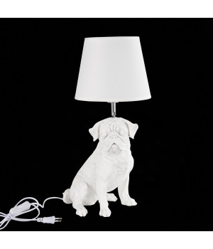 SLE115224-01 Прикроватная лампа Белый, Хром/Белый E27 1*40W NARNI-foto4