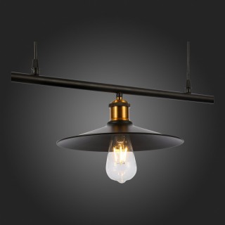 SLE120503-03 Светильник подвесной Черный/Черный E27 3*60W ESPERAZZA-foto3