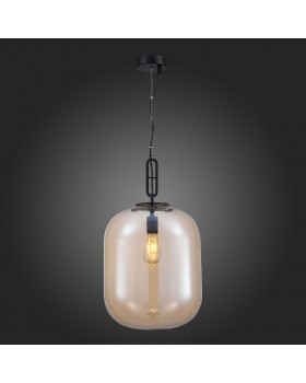 SL1050.413.01 Светильник подвесной ST-Luce Черный/Коньячный E27 1*40W BURASCA-foto6