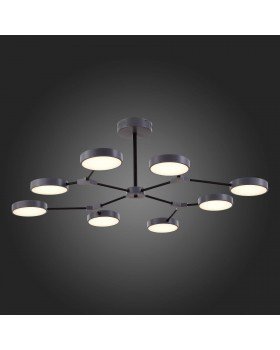 SLE6003-702-08 Светильник потолочный Серый/Серый LED 8*10W MONTA-foto7