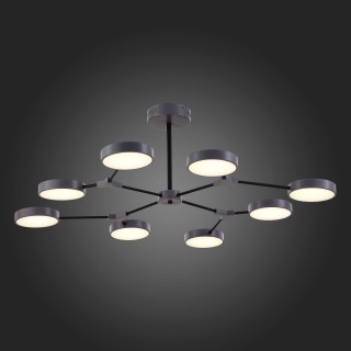 SLE6003-702-08 Светильник потолочный Серый/Серый LED 8*10W MONTA-foto7