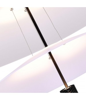 SL6101.403.01 Люстра подвесная ST-Luce Черный/Белый LED 1*10W 3000K Isola-foto4