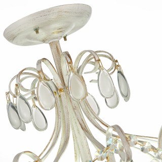 SLE160302-06 Светильник потолочный Золотистый/Белый матовый E14 6*60W MAGONZA-foto16