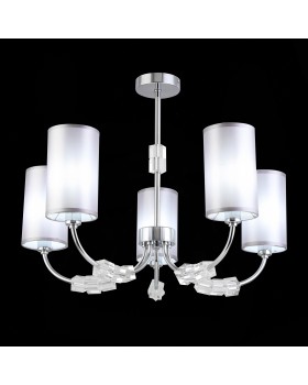 SLE156002-05 Люстра потолочная Хром/Серый E14 5*40W EMMI-foto3