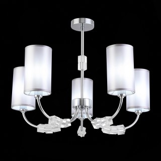 SLE156002-05 Люстра потолочная Хром/Серый E14 5*40W EMMI-foto3