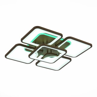 SLE500472-05RGB Светильник потолочный Кофейный/Белый LED 1*170W RGB 10W 3000-6000K VALIA-foto3