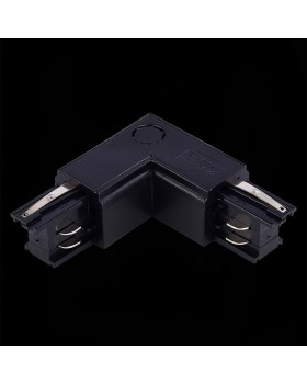 ST030.409.15L Угловой токоподвод левый для трехфазного шинопровода ST-Luce Черный Трехфазная трековая система-foto2