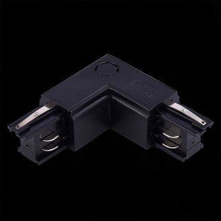 ST030.409.15L Угловой токоподвод левый для трехфазного шинопровода ST-Luce Черный Трехфазная трековая система-foto2