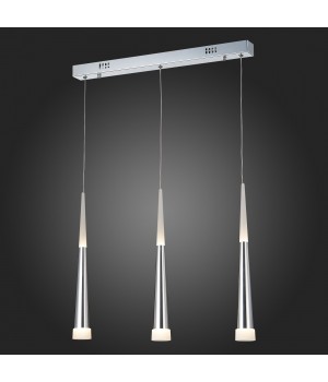 SLE200113-03 Светильник подвесной Хром/Хром, Белый LED 3*7W 3000K ORPELO-foto7
