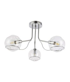 SLE102502-03 Люстра потолочная Хром/Прозрачный E14 3*40W BACA-foto2