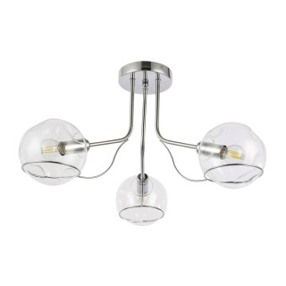 SLE102502-03 Люстра потолочная Хром/Прозрачный E14 3*40W BACA-foto2
