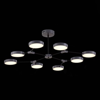 SLE6003-702-08 Светильник потолочный Серый/Серый LED 8*10W MONTA-foto6