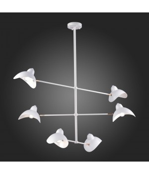 SL1801.503.06 Люстра подвесная ST-Luce Белый/Белый E14 6*60W MINNE-foto5
