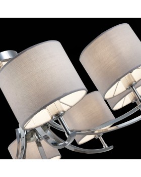 SLE105003-08 Люстра подвесная Хром/Белый E14 8*40W BELGE-foto6