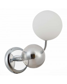 SLE220911-02 Бра Хром/Белый, Дымчатый G9 2*5W FORMAE-foto2