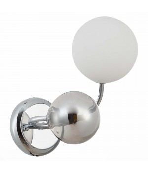 SLE220911-02 Бра Хром/Белый, Дымчатый G9 2*5W FORMAE-foto2