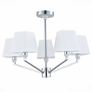 SLE107602-05 Люстра потолочная Хром/Белый E14 5*40W GRINDA-foto2