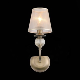 SL185.301.01 Бра Бронза, Прозрачный/Бежевый, Бронза E14 1*40W GRAZIA-foto4