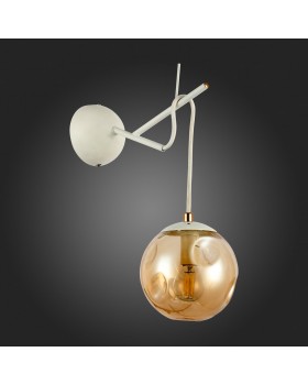 SLE110201-01 Светильник настенный Белый/Янтарный E14 1*40W CALLETTA-foto6