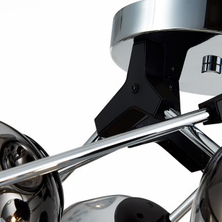 SLE106002-08 Люстра потолочная Хром, Черный/Дымчатый E14 8*40W MAREA-foto11