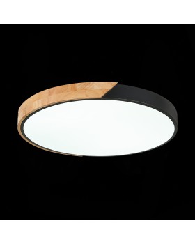 SLE200942-01 Светильник потолочный Черный, Светлое дерево/Белый LED 1*45W 3000K/4000K/6000K FESTA-foto7