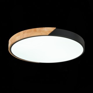 SLE200942-01 Светильник потолочный Черный, Светлое дерево/Белый LED 1*45W 3000K/4000K/6000K FESTA-foto7
