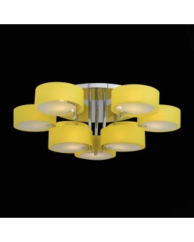 SL483.092.09 Люстра потолочная Хром/Желтый E27 9*60W FORESTA-foto2