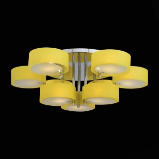 SL483.092.09 Люстра потолочная Хром/Желтый E27 9*60W FORESTA-foto2