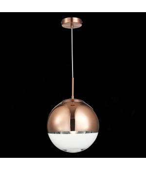 SLE114623-01 Люстра подвесная Медный/Медный, Прозрачный E27 1*60W Boffi-foto4