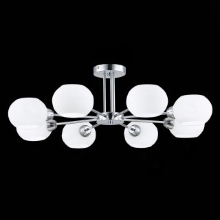 SLE104302-08 Люстра потолочная Хром/Белый E14 8*40W LANTA-foto9