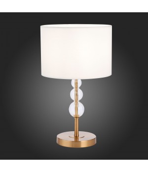 SLE105714-01 Прикроватная лампа Латунь, Прозрачный/Белый E14 1*40W RAMER-foto4