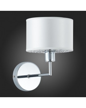 SLE105001-01 Светильник настенный Хром/Белый E14 1*40W BELGE-foto6