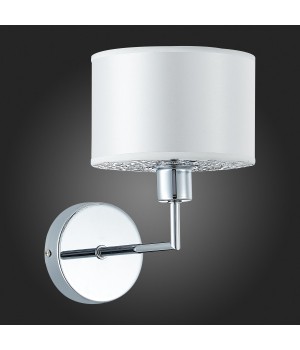 SLE105001-01 Светильник настенный Хром/Белый E14 1*40W BELGE-foto6
