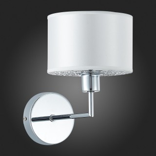 SLE105001-01 Светильник настенный Хром/Белый E14 1*40W BELGE-foto6