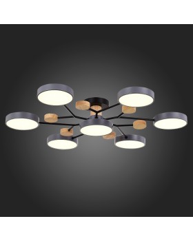 SLE6006-702-07 Светильник потолочный Серый/Серый LED 7*12W 3000K/4500K/6000K FAEMA-foto7