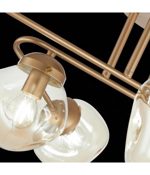 SLE155702-06 Люстра потолочная Золотистый/Янтарный E14 6*40W MORE-foto7