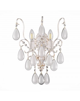 SLE160301-02 Светильник настенный Золотистый/Белый матовый E14 2*60W MAGONZA-foto2