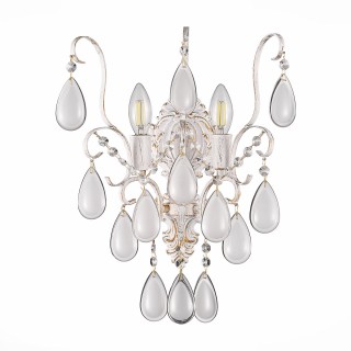 SLE160301-02 Светильник настенный Золотистый/Белый матовый E14 2*60W MAGONZA-foto2