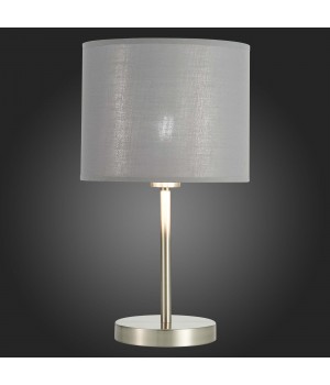 SLE300514-01 Прикроватная лампа Никель/Серый, Серебристый E27 1*40W BRESCIA-foto4