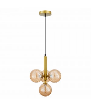 SLE220323-04 Люстра подвесная Золото/Янтарный G9 4*5W - Salerno-foto2