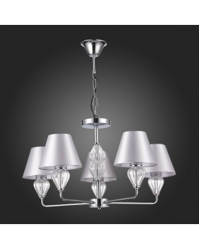 SLE107413-05 Люстра подвесная Хром/Серебристый E14 5*60W DALIDA-foto4