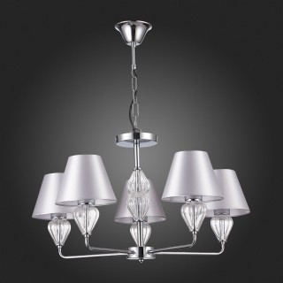SLE107413-05 Люстра подвесная Хром/Серебристый E14 5*60W DALIDA-foto4