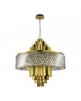 SL1635.303.13 Люстра подвесная ST-Luce Латунь/Прозрачный E14 13*40W NARI-foto2