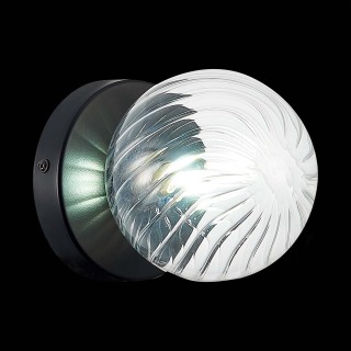 SLE220341-01 Бра Черный/Прозрачный G9 1*5W Salerno-foto3