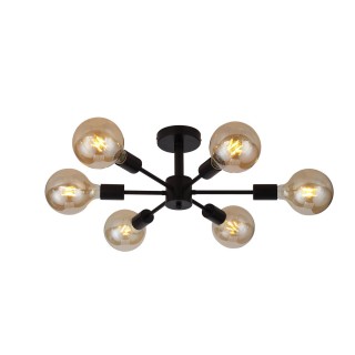 SL419.402.06 Люстра потолочная Черный E27 6*60W ANO-foto15