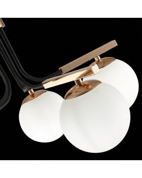 SLE106803-05 Люстра подвесная Французское золото, Черный/Белый E14 5*40W SONCO-foto6