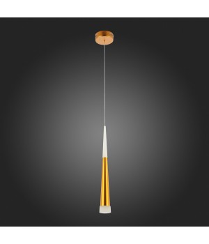 SLE200103-01 Светильник подвесной Золотистый/Золотистый, Белый LED 1*7W 3000K ORPELO-foto8
