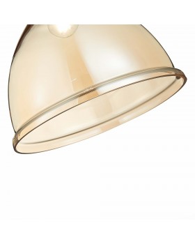 SLE114723-01 Люстра подвесная Черный/Янтарный E27 1*60W Bacchi-foto3