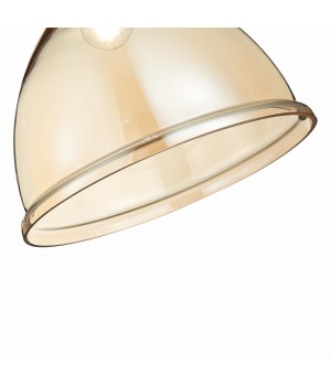 SLE114723-01 Люстра подвесная Черный/Янтарный E27 1*60W Bacchi-foto3